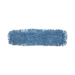 Load image into Gallery viewer, Dust Mop Head, Cotton/synthetic Blend, 36 X 5, Looped-end, Blue
