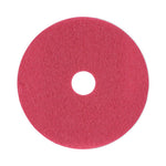 Load image into Gallery viewer, Buffing Floor Pads, 18&quot; Diameter, Red, 5/carton
