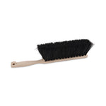 Load image into Gallery viewer, Counter Brush, Black Tampico Bristles, 4.5&quot; Brush, 3.5&quot; Tan Plastic Handle
