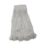 Load image into Gallery viewer, Mop Head, Pro Loop Web/tailband, Premium Saddleback Head, Ryn, 24-oz., Wh, 12/ct
