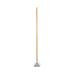 Load image into Gallery viewer, Quick Change Metal Head Wooden Mop Handle, Junior, 0.88&quot; Dia X 54&quot;, Natural
