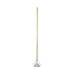 Load image into Gallery viewer, Screw Clamp Metal Head Wooden Mop Handle, #20+, 1.13&quot; Dia X 62&quot;, Natural
