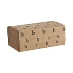 Load image into Gallery viewer, Singlefold Paper Towels, 1-ply, 9 X 9.45, Natural, 250/pack, 16 Packs/carton
