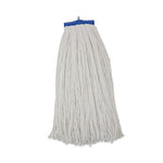 Load image into Gallery viewer, Cut-end Lie-flat Wet Mop Head, Rayon, 24oz, White, 12/carton
