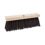 Load image into Gallery viewer, Street Broom Head, 6.25&quot; Brown Polypropylene Bristles, 16&quot; Brush
