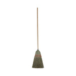 Load image into Gallery viewer, Mixed Fiber Maid Broom, Mixed Fiber Bristles, 55&quot; Overall Length, Natural, 12/carton
