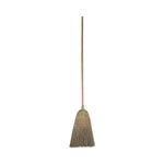 Load image into Gallery viewer, Parlor Broom, Corn Fiber Bristles, 55&quot; Overall Length, Natural, 12/carton
