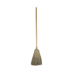 Load image into Gallery viewer, Warehouse Broom, Corn Fiber Bristles, 56&quot; Overall Length, Natural, 12/carton
