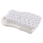 Load image into Gallery viewer, Scrub Brush, White Polypropylene Bristles, 6&quot; Brush, 6&quot; Handle
