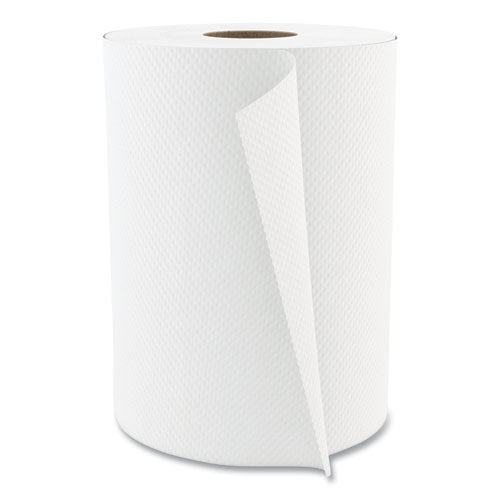 Select Roll Paper Towels, 1-ply, 7.88" X 350 Ft, White, 12 Rolls/carton