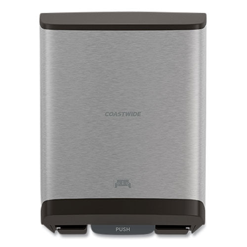 J-series Auto-cut Hardwound Paper Towel Dispenser, 12.32 X 9.34 X 16.67, Black/metallic