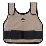 Load image into Gallery viewer, Chill-its 6230 Standard Phase Change Cooling Vest With Packs, Cotton, Small/medium, Khaki, Ships In 1-3 Business Days
