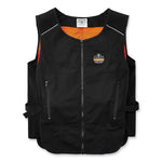 Load image into Gallery viewer, Chill-its 6260 Lightweight Phase Change Cooling Vest W/ Packs, Cotton/polyester, Small/med, Black, Ships In 1-3 Business Days
