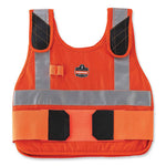 Load image into Gallery viewer, Chill-its 6215 Premium Fr Phase Change Cooling Vest W/packs, Modacrylic Cotton, Small/med, Orange, Ships In 1-3 Business Days
