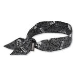 Load image into Gallery viewer, Chill-its 6700 Cooling Bandana Polymer Tie Headband, One Size Fits Most, Skulls, Ships In 1-3 Business Days
