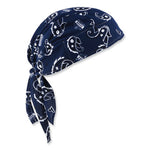 Load image into Gallery viewer, Chill-its 6615 High-performance Bandana Doo Rag W/terry Cloth Sweatband, One Size, Navy Western, Ships In 1-3 Business Days
