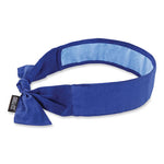 Load image into Gallery viewer, Chill-its 6700ct Cooling Bandana Pva Tie Headband, One Size Fits Most, Solid Blue, Ships In 1-3 Business Days
