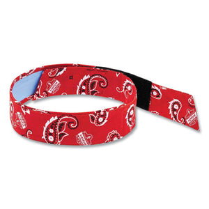 Chill-its 6705ct Cooling Pva Hook And Loop Bandana Headband, One Size Fits Most, Red Western, Ships In 1-3 Business Days