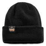 Load image into Gallery viewer, N-ferno 6811zi Rib Knit Hat + Bump Cap Insert, One Size Fits Most, Black, Ships In 1-3 Business Days
