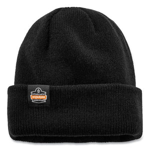 N-ferno 6811zi Rib Knit Hat + Bump Cap Insert, One Size Fits Most, Black, Ships In 1-3 Business Days