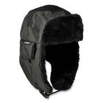 Load image into Gallery viewer, N-ferno 6802zi Zipper Trapper Hat + Universal Bump Cap, L/xl, Black, Ships In 1-3 Business Days
