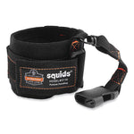 Load image into Gallery viewer, Squids 3116 Pull-on Wrist Lanyard With Buckle, 3 Lb Max Working Capacity, 7.5&quot; Long, Black, Ships In 1-3 Business Days

