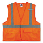 Load image into Gallery viewer, Glowear 8225hl Class 2 Standard Solid Hook And Loop Vest, Polyester, Orange, Large/x-large, Ships In 1-3 Business Days
