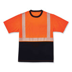Load image into Gallery viewer, Glowear 8280bk Class 2 Performance T-shirt With Black Bottom, Polyester, 2x-large, Orange, Ships In 1-3 Business Days
