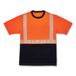 Load image into Gallery viewer, Glowear 8280bk Class 2 Performance T-shirt With Black Bottom, Polyester, 3x-large, Orange, Ships In 1-3 Business Days
