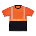 Load image into Gallery viewer, Glowear 8280bk Class 2 Performance T-shirt With Black Bottom, Polyester, 4x-large, Orange, Ships In 1-3 Business Days
