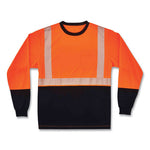 Load image into Gallery viewer, Glowear 8281bk Class 2 Long Sleeve Shirt With Black Bottom, Polyester, 4x-large, Orange, Ships In 1-3 Business Days
