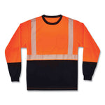 Load image into Gallery viewer, Glowear 8281bk Class 2 Long Sleeve Shirt With Black Bottom, Polyester, 5x-large, Orange, Ships In 1-3 Business Days
