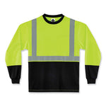 Load image into Gallery viewer, Glowear 8291bk Type R Class 2 Black Front Long Sleeve T-shirt, Polyester, 2x-large, Lime, Ships In 1-3 Business Days
