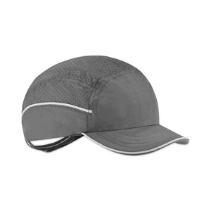 Skullerz 8965 Lightweight Bump Cap Hat With Led Lighting, Short Brim, Black, Ships In 1-3 Business Days