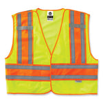 Load image into Gallery viewer, Glowear 8245psv Class 2 Public Safety Vest, Polyester, Small/medium, Lime, Ships In 1-3 Business Days
