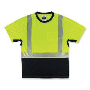 Glowear 8283bk Class 2 Lightweight Performance Hi-vis T-shirt, Polyester, Small, Lime, Ships In 1-3 Business Days