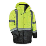 Load image into Gallery viewer, Glowear 8384 Class 3 Hi-vis Quilted Thermal Parka, 2x-large, Lime, Ships In 1-3 Business Days
