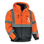 Load image into Gallery viewer, Glowear 8381 Class 3 Hi-vis 4-in-1 Quilted Bomber Jacket, Orange, 2x-large, Ships In 1-3 Business Days
