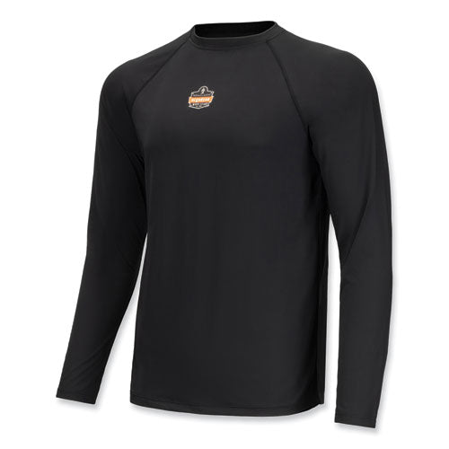 N-ferno 6436 Long Sleeve Lightweight Base Layer Shirt, 3x-large, Black, Ships In 1-3 Business Days