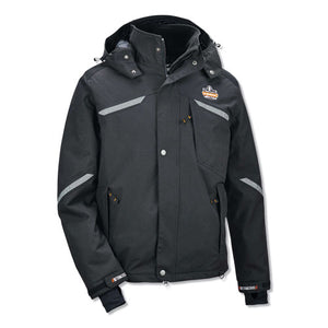 N-ferno 6466 Thermal Jacket With 500d Nylon Shell, 3x-large, Black, Ships In 1-3 Business Days