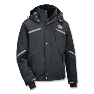 N-ferno 6466 Thermal Jacket With 500d Nylon Shell, 4x-large, Black, Ships In 1-3 Business Days