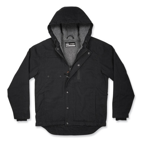 N-ferno 6468 Duck Canvas Work Jacket, 2x-large, Black, Ships In 1-3 Business Days