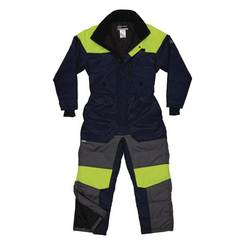 N-ferno 6475 Insulated Freezer Coverall, Small, Navy, Ships In 1-3 Business Days