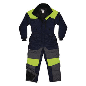 N-ferno 6475 Insulated Freezer Coverall, Small, Navy, Ships In 1-3 Business Days