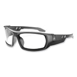 Load image into Gallery viewer, Skullerz Odin Safety Glasses, Matte Black Nylon Impact Frame, Anti-fog Clear Polycarbonate Lens, Ships In 1-3 Business Days
