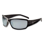 Load image into Gallery viewer, Skullerz Thor Safety Glasses, Black Nylon Impact Frame, Silver Mirror Polycarbonate Lens, Ships In 1-3 Business Days
