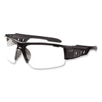 Load image into Gallery viewer, Skullerz Dagr Safety Glasses, Black Nylon Impact Frame, Anti-fog Clear Polycarbonate Lens, Ships In 1-3 Business Days
