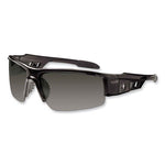 Load image into Gallery viewer, Skullerz Dagr Safety Glasses, Black Nylon Impact Frame, Anti-fog Smoke Polycarbonate Lens, Ships In 1-3 Business Days
