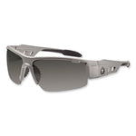 Load image into Gallery viewer, Skullerz Dagr Safety Glasses, Matte Gray Nylon Impact Frame, Polarized Smoke Polycarbonate Lens, Ships In 1-3 Business Days
