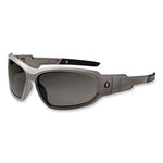 Load image into Gallery viewer, Skullerz Loki Safety Glasses/goggles, Matte Gray Nylon Impact Frame, Polarized Smoke Polycarb Lens,ships In 1-3 Business Days
